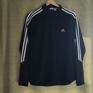 adidas long sleeve top zip climalite